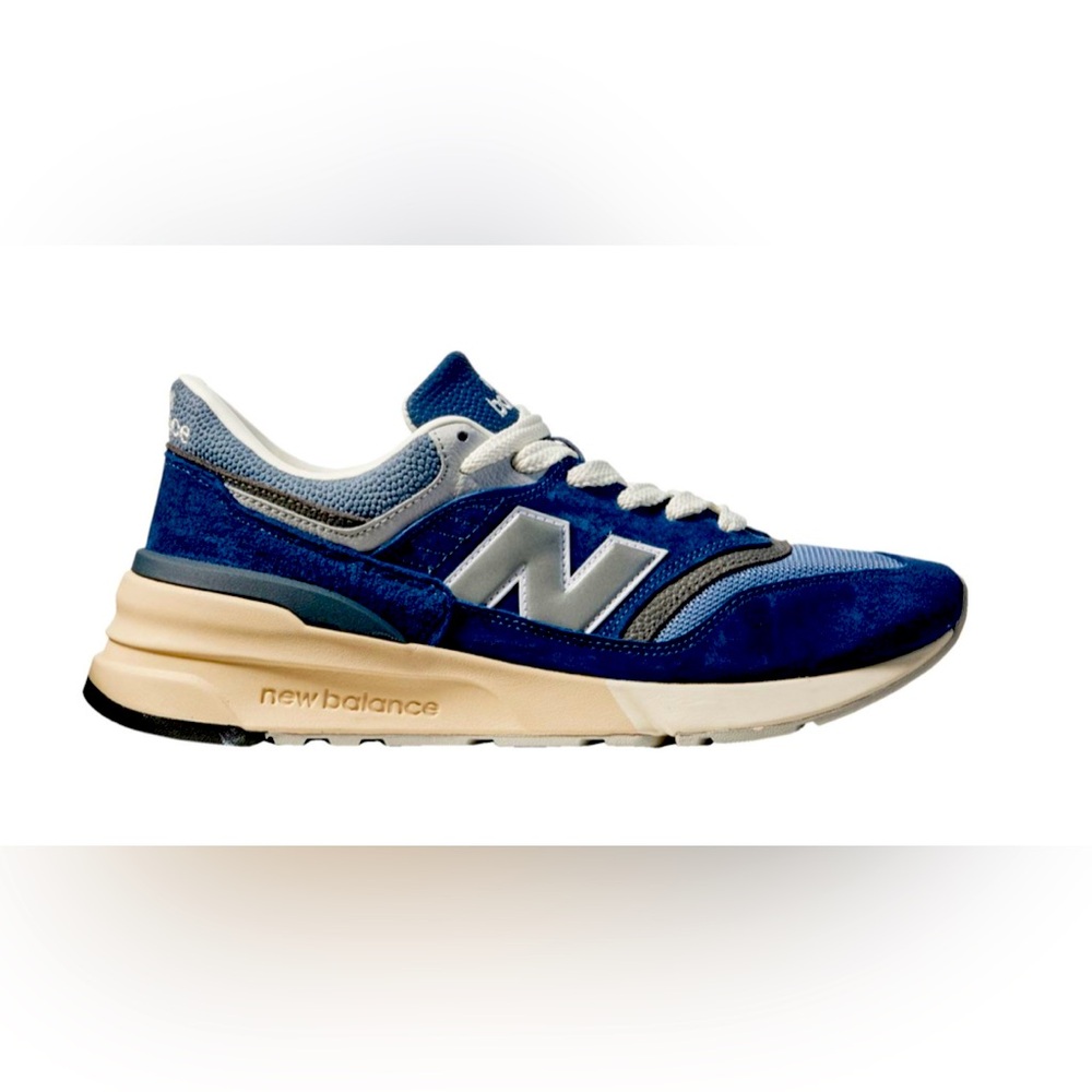 New Balance 997R Navy and Gray Athletic Shoes - M9